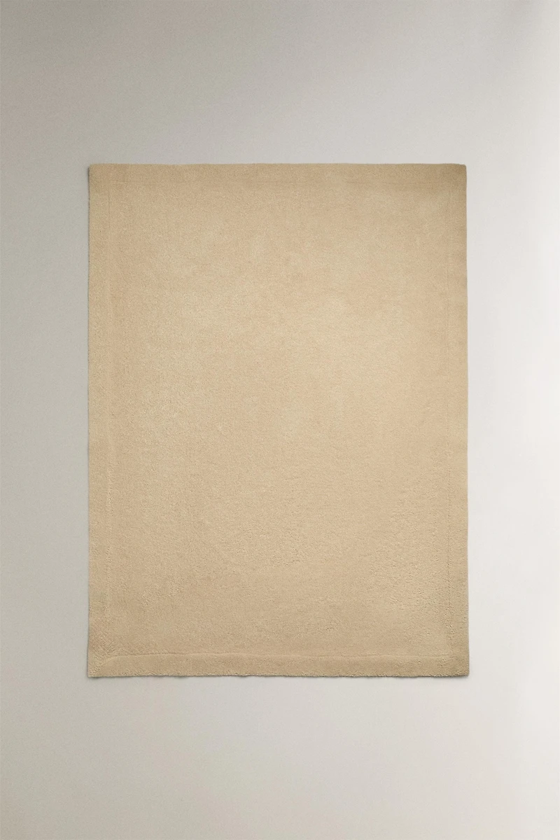 PLAID FOURRURE À CARREAUX