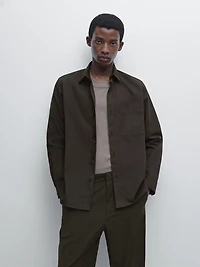 Chemise relaxed fit avec poche