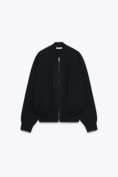 INTERLOCK BOMBER JACKET