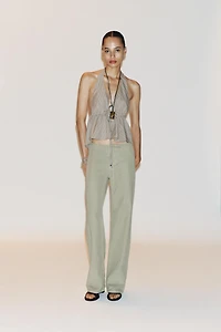 STRAIGHT PAJAMA PANTS