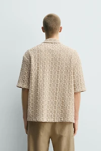 CROCHET TEXTURED SHIRT