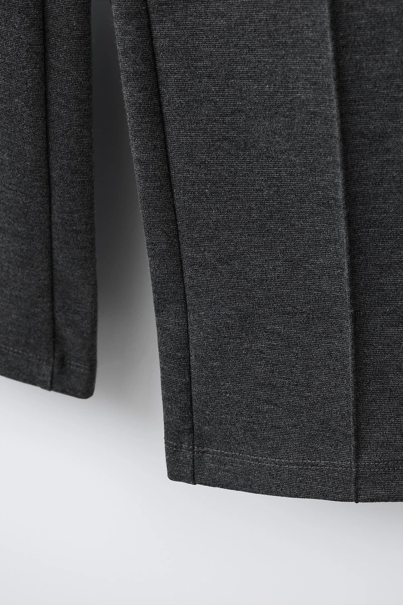 PANTALON WIDE LEG EN POINT ROMA