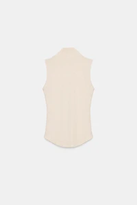 MOCK NECK T-SHIRT