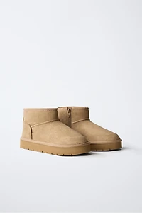 LINED ANKLE BOOTS