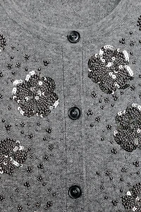 BEADED KNIT CARDIGAN