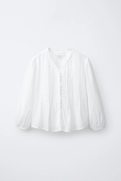 ROMANTIC PINTUCK SHIRT