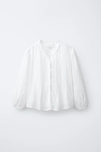 ROMANTIC PINTUCK SHIRT