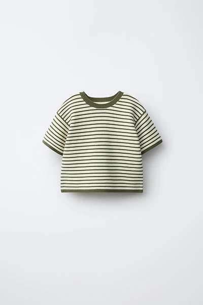 STRIPED KNIT JUMPER