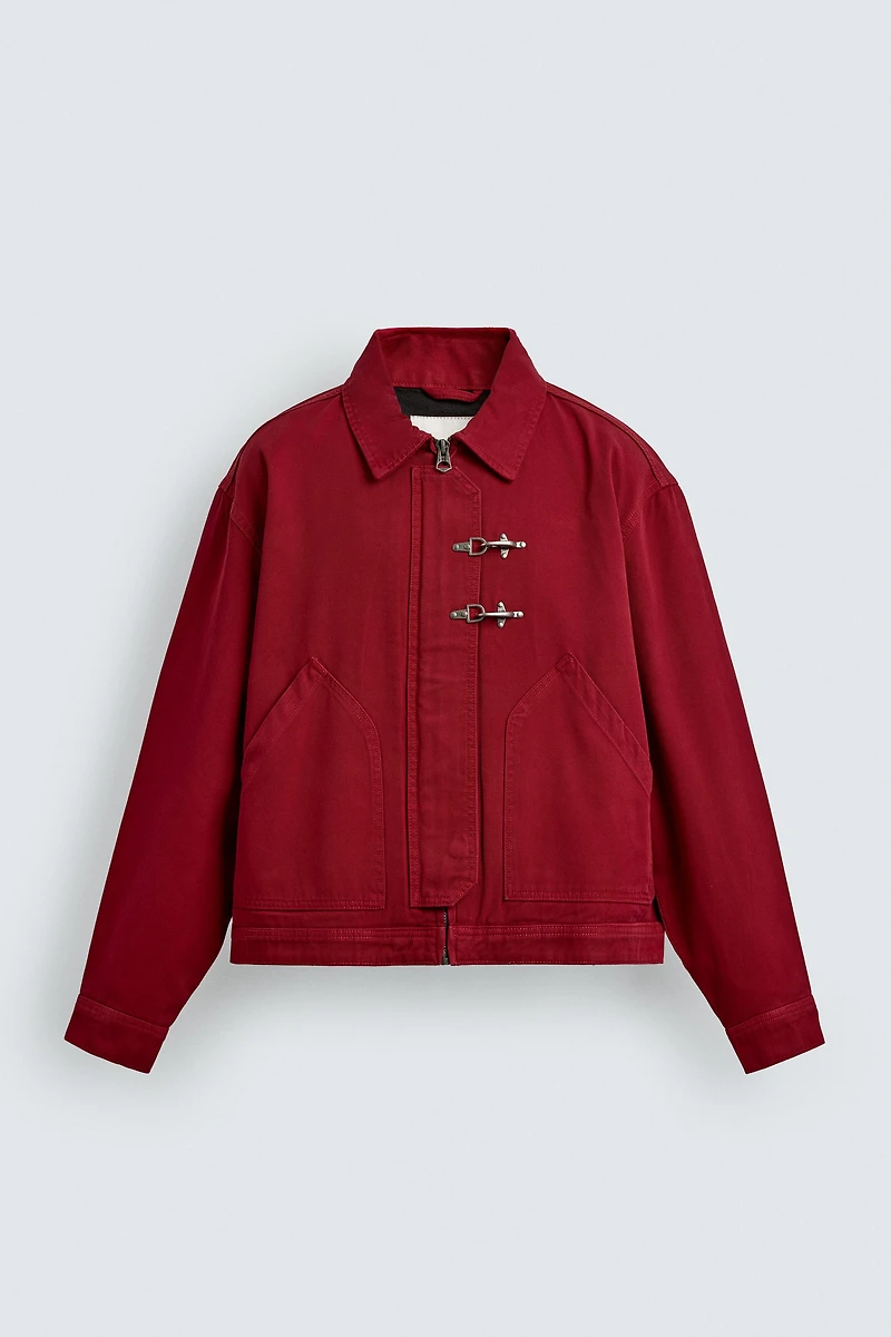 BOXY FIT FIREMAN CLASP JACKET
