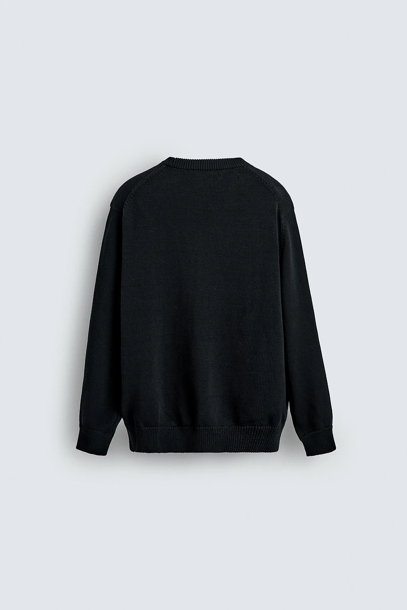 PULL REGULAR FIT EN COTON
