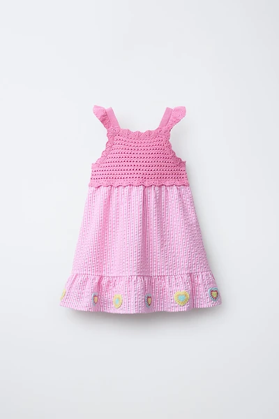 HEART KNIT DRESS