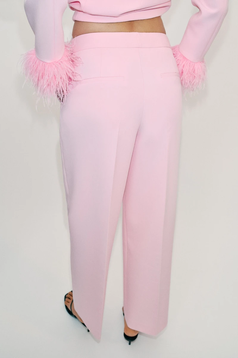 PANTALON DROIT TAILLE BASSE