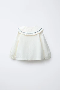 EMBROIDERED COLLAR SHIRT