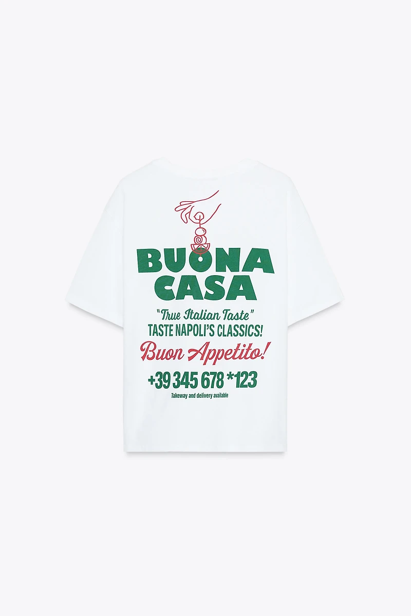TEXT PRINT T-SHIRT