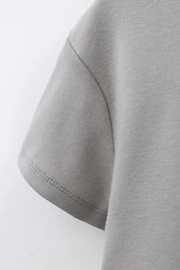 EQUESTRIAN T-SHIRT WITH EMBOSSED TEXT