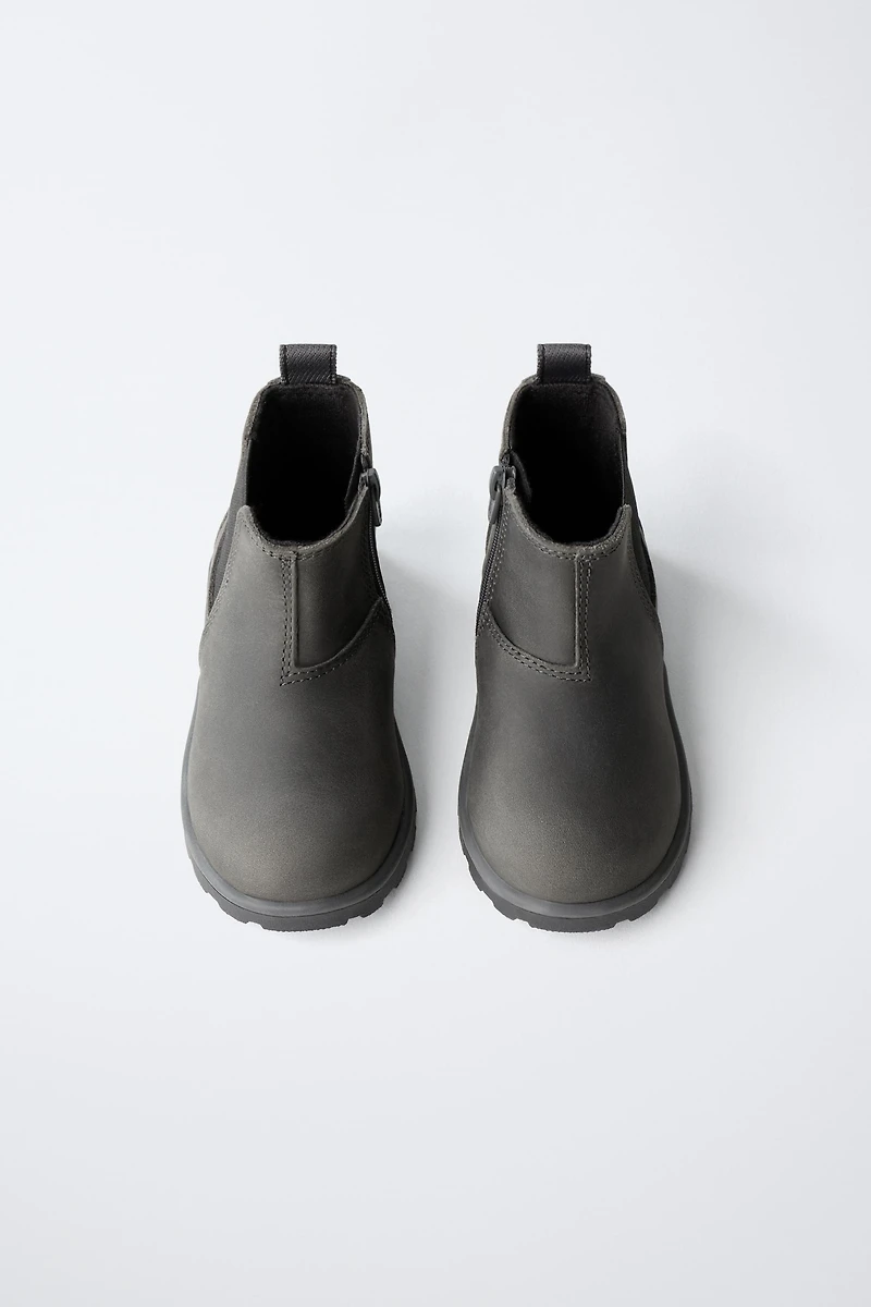 BOTTES CHELSEA EN CUIR BAREFOOT