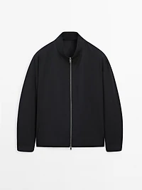 Wool blend jacket
