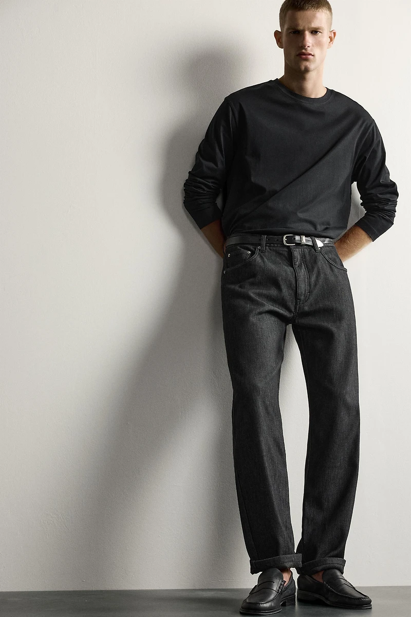 THERMAL STRAIGHT FIT JEANS