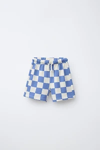 CHECKERBOARD SHORTS