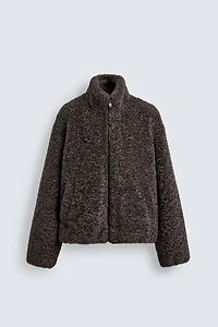 FAUX SHEARLING JACKET