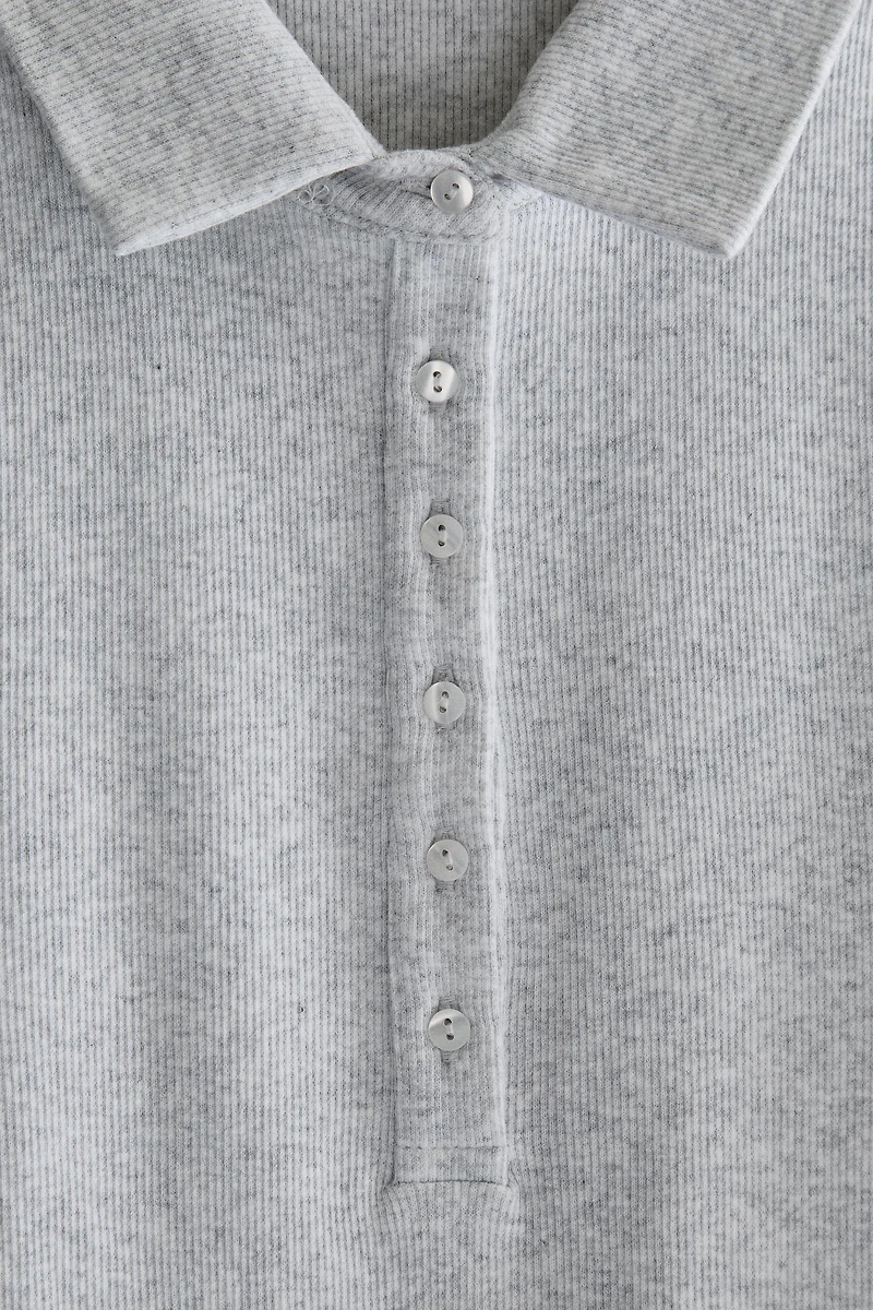 LONG SLEEVE POLO SHIRT