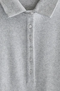 LONG SLEEVE POLO SHIRT