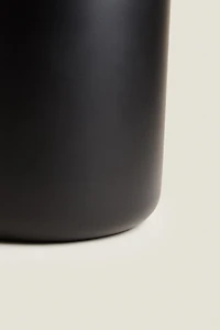 BLACK RESIN LARGE WASTEPAPER BASKET
