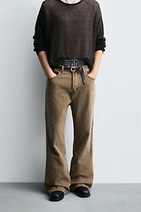 RELAXED FLARE FIT JEANS