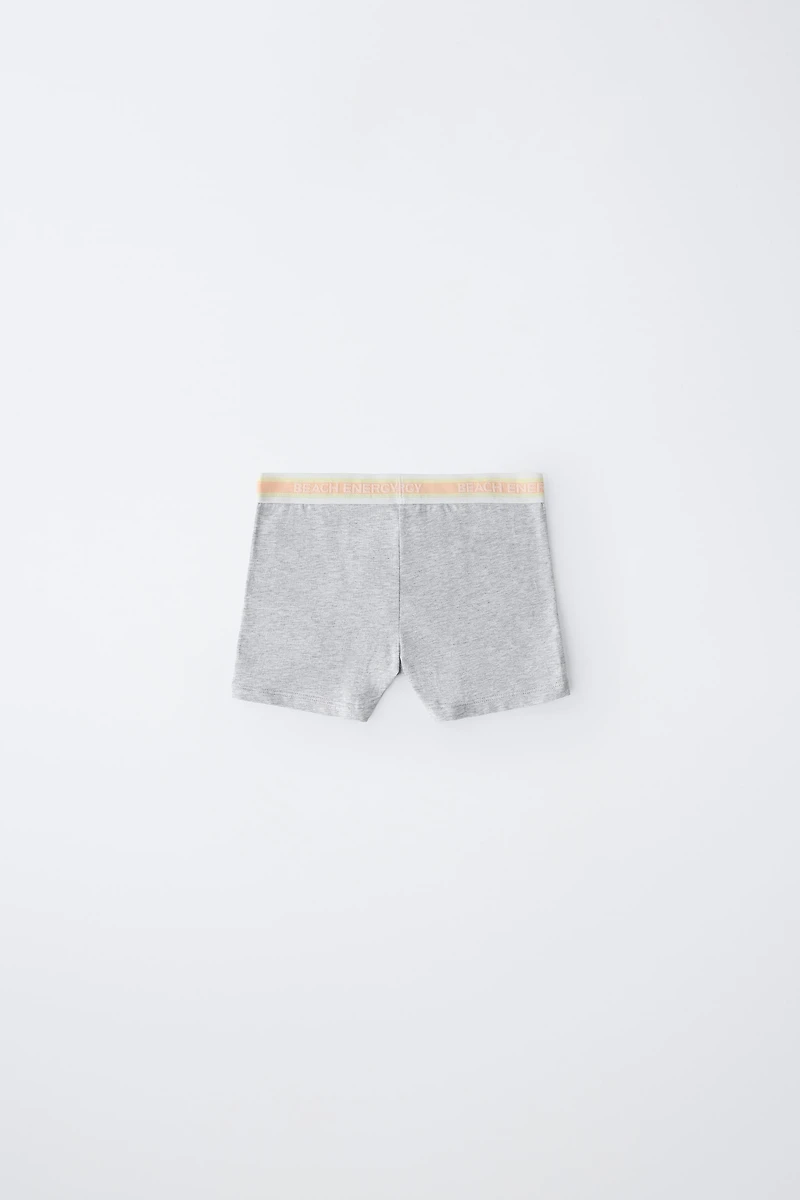6-14 YEARS / FIVE-PACK OF TEXT BOXERS