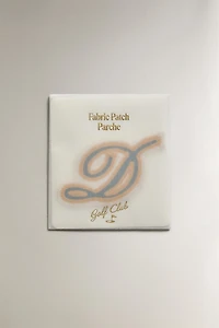 COTTON LETTER D PATCH
