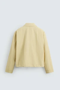 STRUCTURED CROPPED FIT JACKET