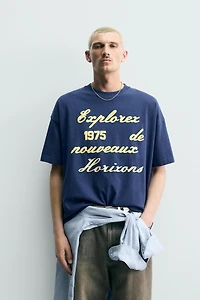 EMBROIDERED PRINT T-SHIRT