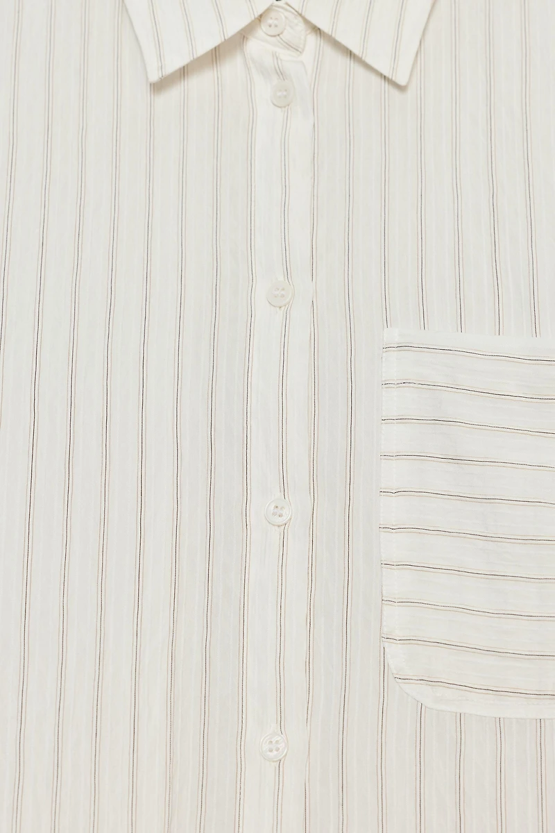 ZW COLLECTION FLOWY STRIPED SHIRT