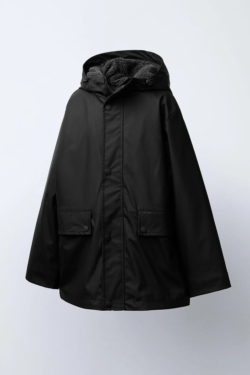 RUBBERIZED WATER REPELLENT PARKA