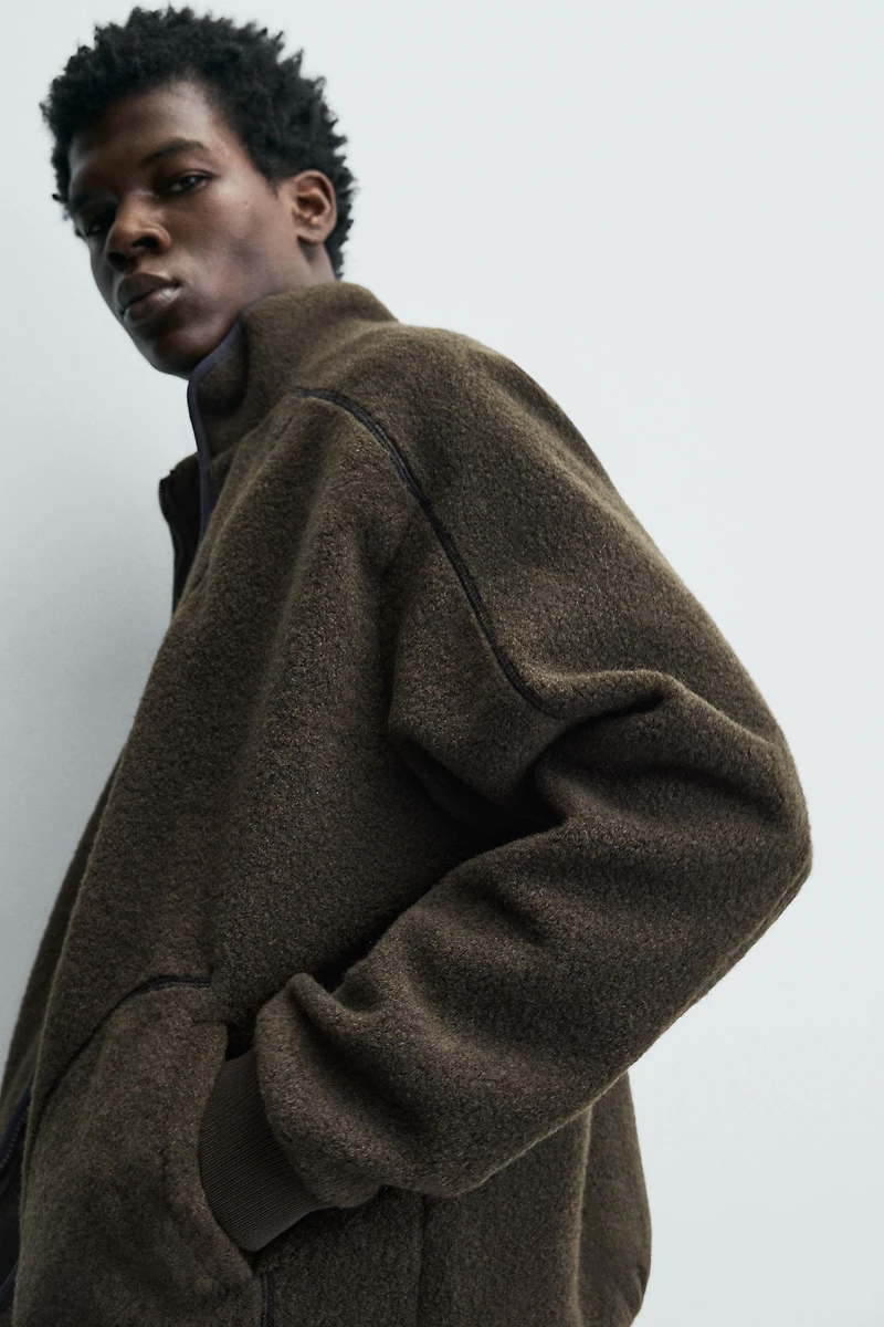 FLEECE ZIPPER SWEATSHIRT