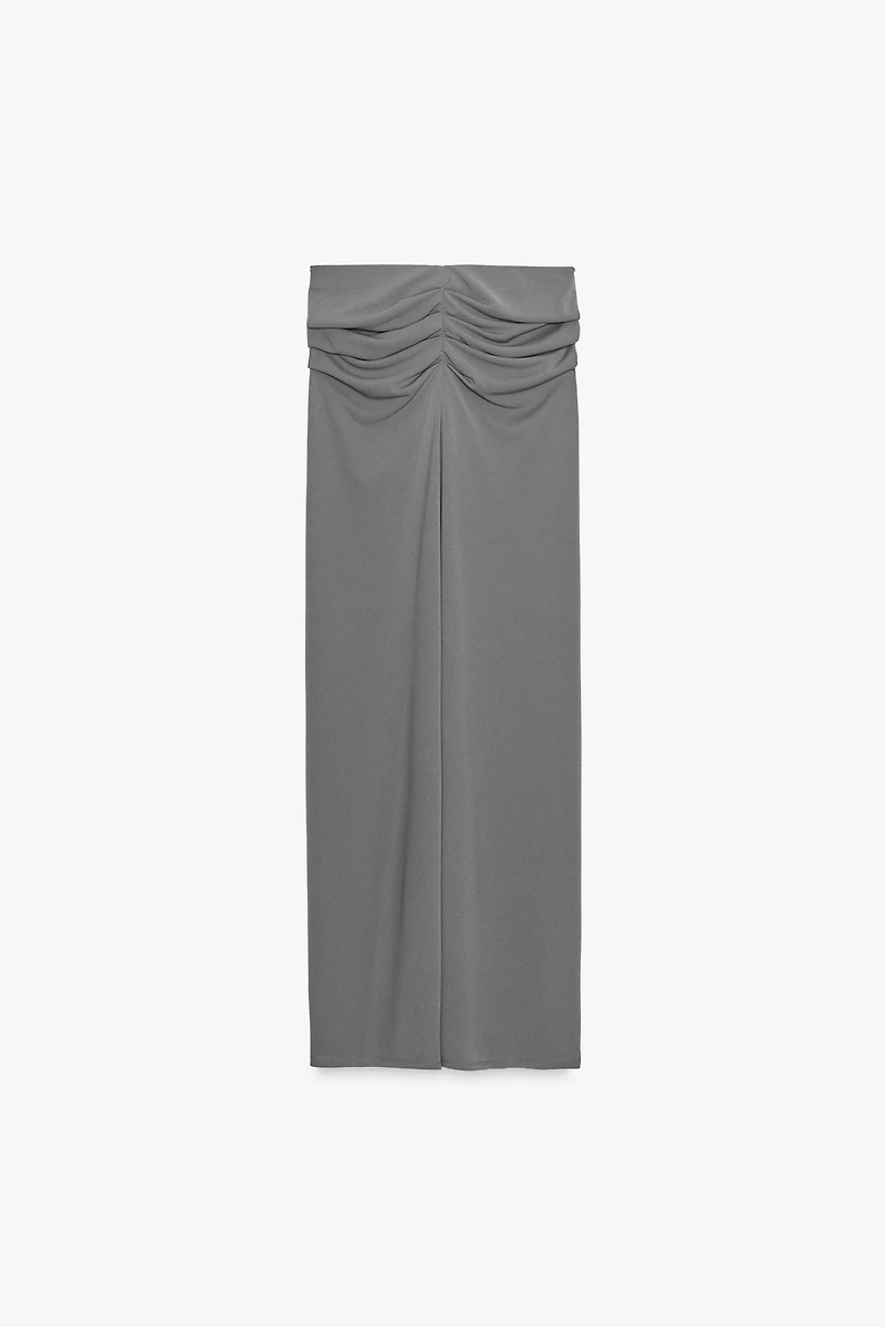 GATHERED LONG SKIRT