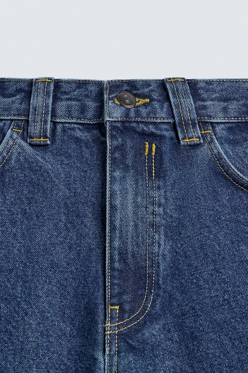 JEAN BARREL FIT AVEC COUTURE TORSADÉE