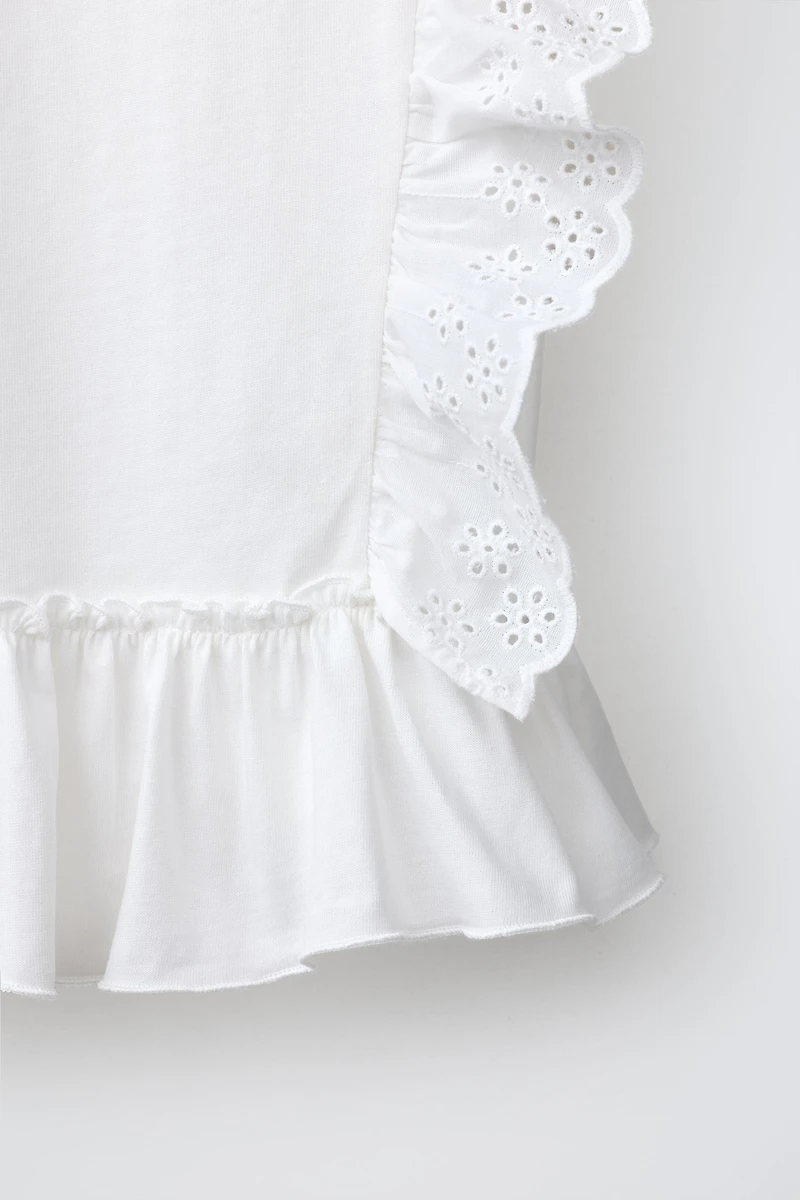 SWISS EMBROIDERED T-SHIRT