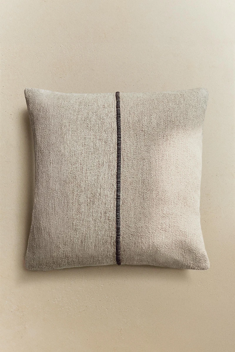 HOUSSE DE COUSSIN LIGNES