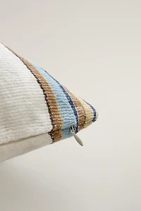 STRIPED THROW PILLOW COVER