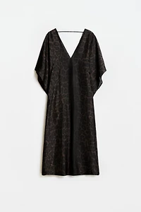 ANIMAL PRINT BEACH CAFTAN