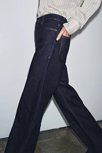 JEAN ZW COLLECTION JAMBE LARGE TAILLE HAUTE