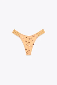 FLORAL CROCHET BIKINI BOTTOMS
