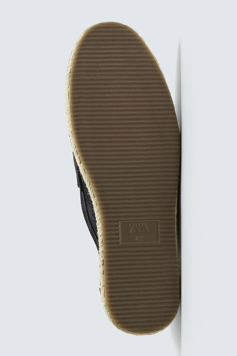 LEATHER PENNY ESPADRILLES