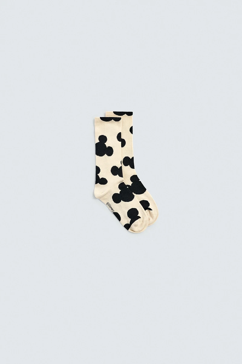 MICKEY MOUSE SILHOUETTE SOCKS HARRY LAMBERT FOR ZARA X DISNEY