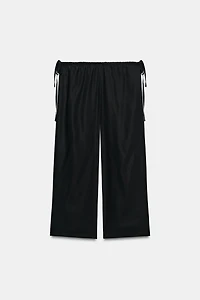 PANTALON 7/8 FLUIDE À NŒUDS