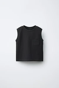 PLAIN POCKET T-SHIRT