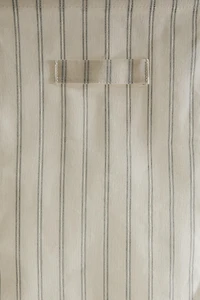 STRIPED LAUNDRY HAMPER