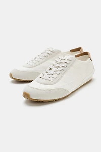 DERBY SNEAKERS WITH HEEL DETAIL