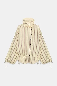 STRIPED LINEN JACKET